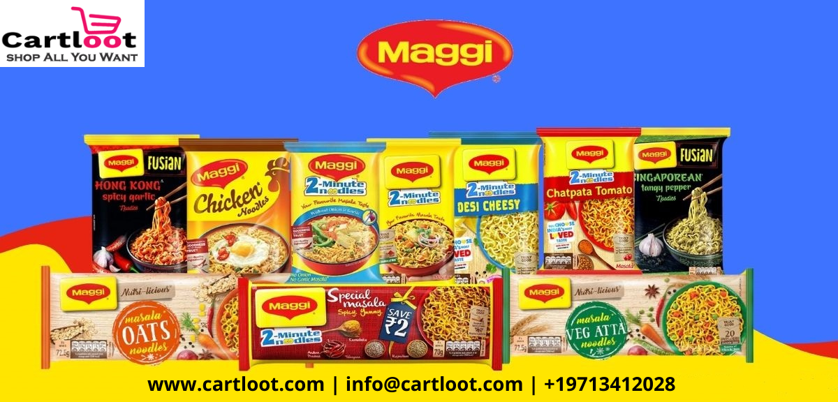 Varieties of flavors in maggi noodles