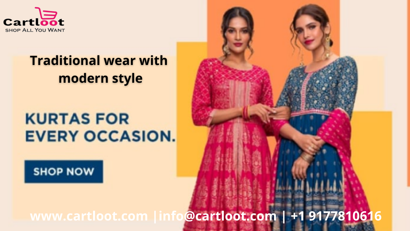 Traditional wear with modern style