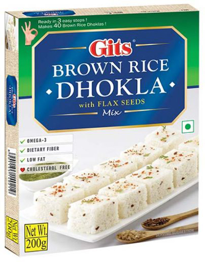 Brown Rice & Flax Seeds Dhokla Mix