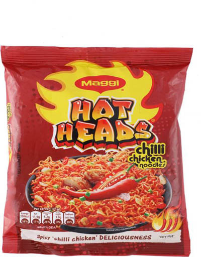Maggi Hotheads Noodles Chilli Chicken, 71g